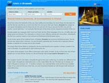 Tablet Screenshot of hotel-brussels.net